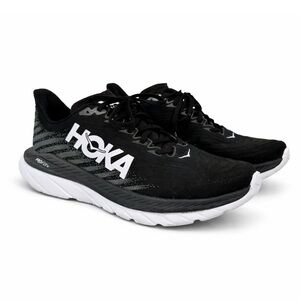 Hoka Mach 5 Mens Size 9D Black Road Running Shoes PROFLY Plus Excellent